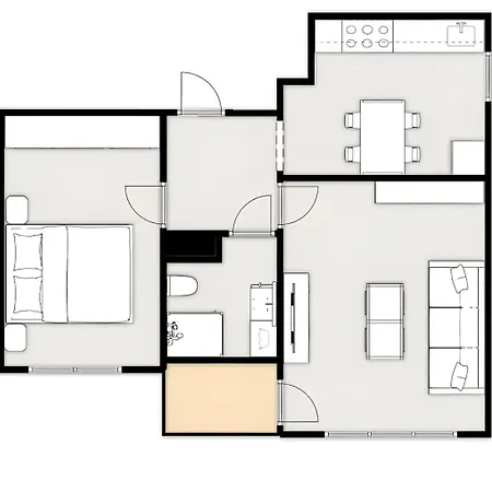My Praga Nest Metro Szwedzka Ac&parking 아파트 *